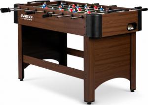 Neo-Sport Stół do gry w piłkarzyki, ciemny brąz 118x61x79 cm (NS-804) 3