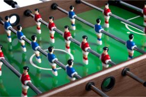 Neo-Sport Stół do gry w piłkarzyki, ciemny brąz 118x61x79 cm (NS-804) 8