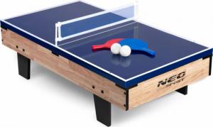 Neo-Sport Stół do gry multi, drewniany 4w1 80x43x30 cm (NS-800) 16