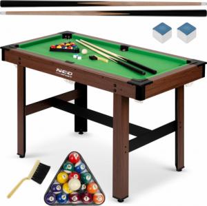 Neo-Sport Stół do gry w bilard 122 x 61 x 76 cm ciemny brąz (NS-807) 1