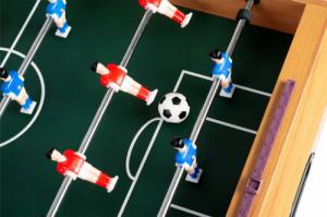 Neo-Sport Stół do gry w piłkarzyki, drewniany 70x37x62 cm (NS-802) 9