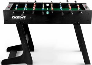 Neo-Sport Stół do gry w piłkarzyki, czarny 121 x 61 x 80 cm (NS-803) 4