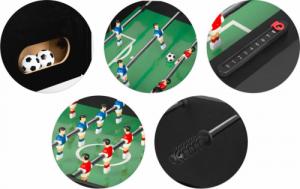 Neo-Sport Stół do gry w piłkarzyki, czarny 121 x 61 x 80 cm (NS-803) 7