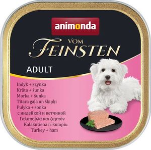 Animonda Dog Vom Feinsten Adult indyk z szynką 150g 1