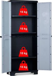 Szafa ogrodowa Keter Szafka Linear Wysoka 3