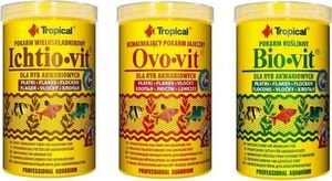 Tropical TROPICAL Zestaw pokarmów Ichtio /Bio /Ovo -Vit 3x500g 1