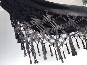 Odense Hamak Brazylijski Huśtawka Odesnse Boho Czarny (Black) 2