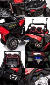 Import SUPER-TOYS MEGA BUGGY UTV BOM - 2X200W, 24V, SPEED NEW , MĘKKIE KOŁA, MIĘKKIE SIEDZENIA/JC999 16