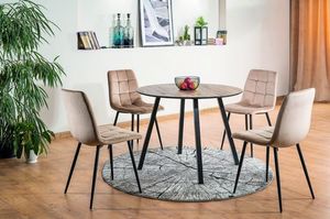 Signal Krzesło MILA VELVET beżowe 2