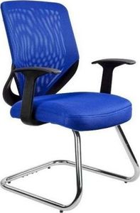 Krzesło biurowe Unique MOBI SKID Niebieskie 1