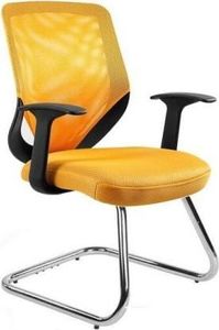 Krzesło biurowe Unique MOBI SKID Żółte 1