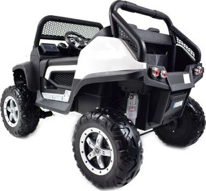 Lean Sport MERCEDES BENZ UNIMOG 4X4,12V14AH, AMORTYZATORY, MIĘKKIE KOŁA, MIĘKKIE SIEDZENIE, UNIMOG 12