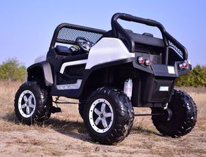 Lean Sport MERCEDES BENZ UNIMOG 4X4,12V14AH, AMORTYZATORY, MIĘKKIE KOŁA, MIĘKKIE SIEDZENIE, UNIMOG 19
