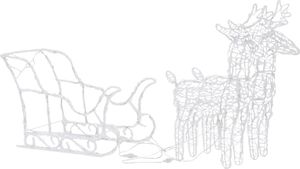 Dekoracja świąteczna vidaXL renifer 5