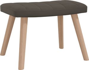 vidaXL Fotel z podnóżkiem, ciemnoszary, obity aksamitem 8