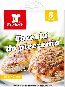 Kuchcik Torebki woreczki rękaw z klipsem do pieczenia 8szt. 1