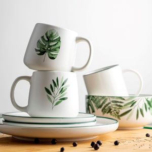 Florina Talerz porcelanowy deserowy Florina Jungle 20 cm 2