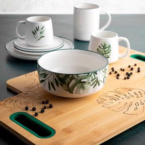 Florina Talerz porcelanowy deserowy Florina Jungle 20 cm 3