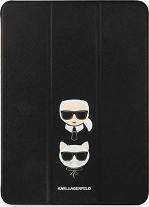 Etui na tablet Karl Lagerfeld Etui Karl Lagerfeld KLFC11OKCK Apple iPad Pro 11 2021 (3. generacji) Book Cover czarny/black Saffiano Karl&Choupette 1