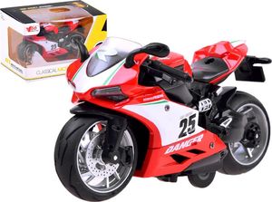 Jokomisiada Diecast model Motocykl z naciągiem zabawka ZA3933 1