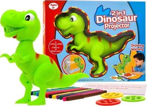 Jokomisiada Dinozaur T-rex Rzutnik projektor + pisaki TA0048 1