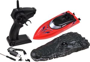 Jokomisiada Zdalnie sterowana Łódka Krokodyl 2w1 RC0576 2