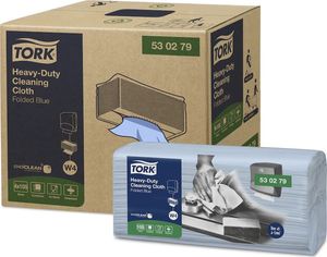 Tork Tork 530279 - Czyściwo włókninowe w odcinkach, wielorazowe, niebieskie - 105 sztuk 2