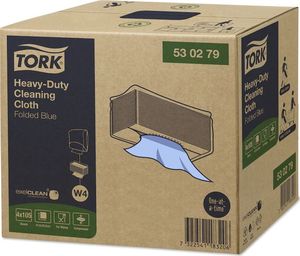 Tork Tork 530279 - Czyściwo włókninowe w odcinkach, wielorazowe, niebieskie - 105 sztuk 3