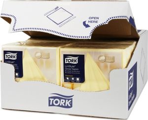 Tork LinStyle - Serwetki obiadowe, premium - Szampańskie 3