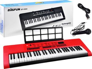 Jokomisiada Duży Keyboard Organy 61 klawiszy + mikrofon IN0140 1