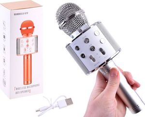 Mikrofon Jokomisiada Bezprzewodowy Karaoke z głośnikiem (IN0136) 1