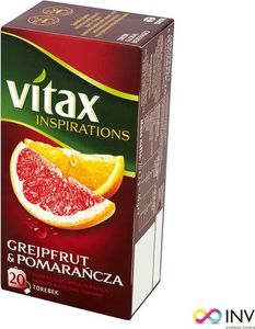 Vitax HERBATA VITAX INSPIRATIONS GREJPFRUT&POMARAŃCZA 20 TOREBEK 6691392 2
