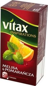 Vitax HERBATA VITAX INSPIRATIONS MELISA&POMARAŃCZA 20 TOREBEK 6691352 1