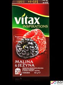 Vitax HERBATA VITAX INSPIRATIONS MALINA&JEŻYNA 20 TOREBEK 6691342 1