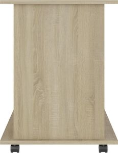 vidaXL Szafka na kółkach, dąb sonoma, 60x45x60cm, płyta wiórowa 6