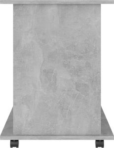 vidaXL Szafka na kółkach, szarość betonu, 60x45x60 cm, płyta 6