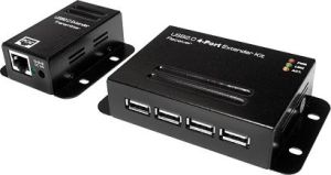 LogiLink Extender 4x USB 2.0, Cat.5, do 50m, POE (UA0252) 1