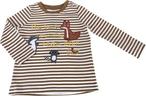 Pepco PEPCO T-shirt niemowlęcy z naszywkami 80 Kremowy 1