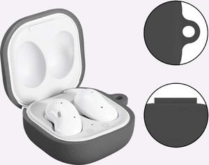 Alogy Etui silikonowe Alogy Slim Case do Samsung Galaxy Buds Live/ Buds Pro Szare 3
