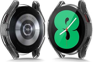 Alogy Etui silikonowe Alogy case do Samsung Galaxy Watch 4 44mm Przezroczyste 2