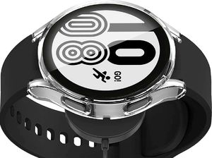 Alogy Etui silikonowe Alogy case do Samsung Galaxy Watch 4 44mm Przezroczyste 4