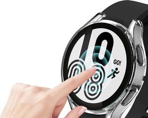 Alogy Etui silikonowe Alogy case do Samsung Galaxy Watch 4 44mm Przezroczyste 5