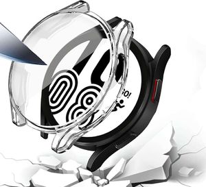 Alogy Etui silikonowe Alogy case do Samsung Galaxy Watch 4 44mm Przezroczyste 6