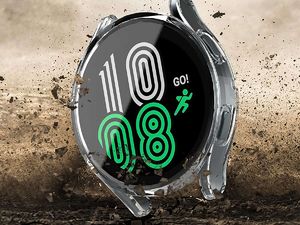 Alogy Etui silikonowe Alogy case do Samsung Galaxy Watch 4 44mm Przezroczyste 7