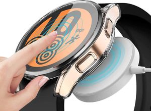 Alogy Etui silikonowe Alogy case do Samsung Galaxy Watch 4 Classic 42mm Przezroczyste 3