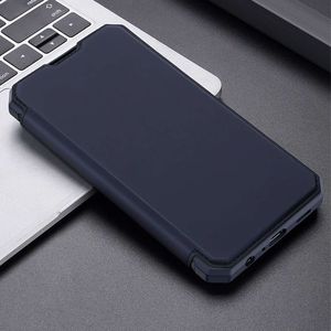 Dux Ducis Etui ochronne z klapką Dux Ducis Skin X skórzane do Galaxy A52/ A52s 4G/5G Granatowe + Szkło 13