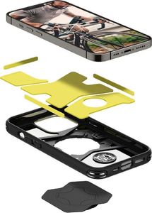 Spigen Etui Spigen Gearlock GCF142 bike mount do Apple iPhone 13 Pro Black + Uchwyt MF100 6