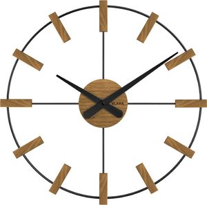 Vlaha Drewniany dębowy ręcznie wykonany zegar ścienny VLAHA VCT1062 50 cm 1