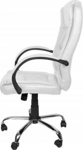 Krzesło biurowe Malatec Białe 4