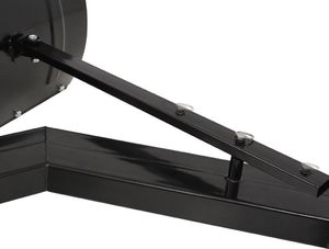 vidaXL Pług śnieżny do wózka widłowego, 150x38 cm, czarny 8